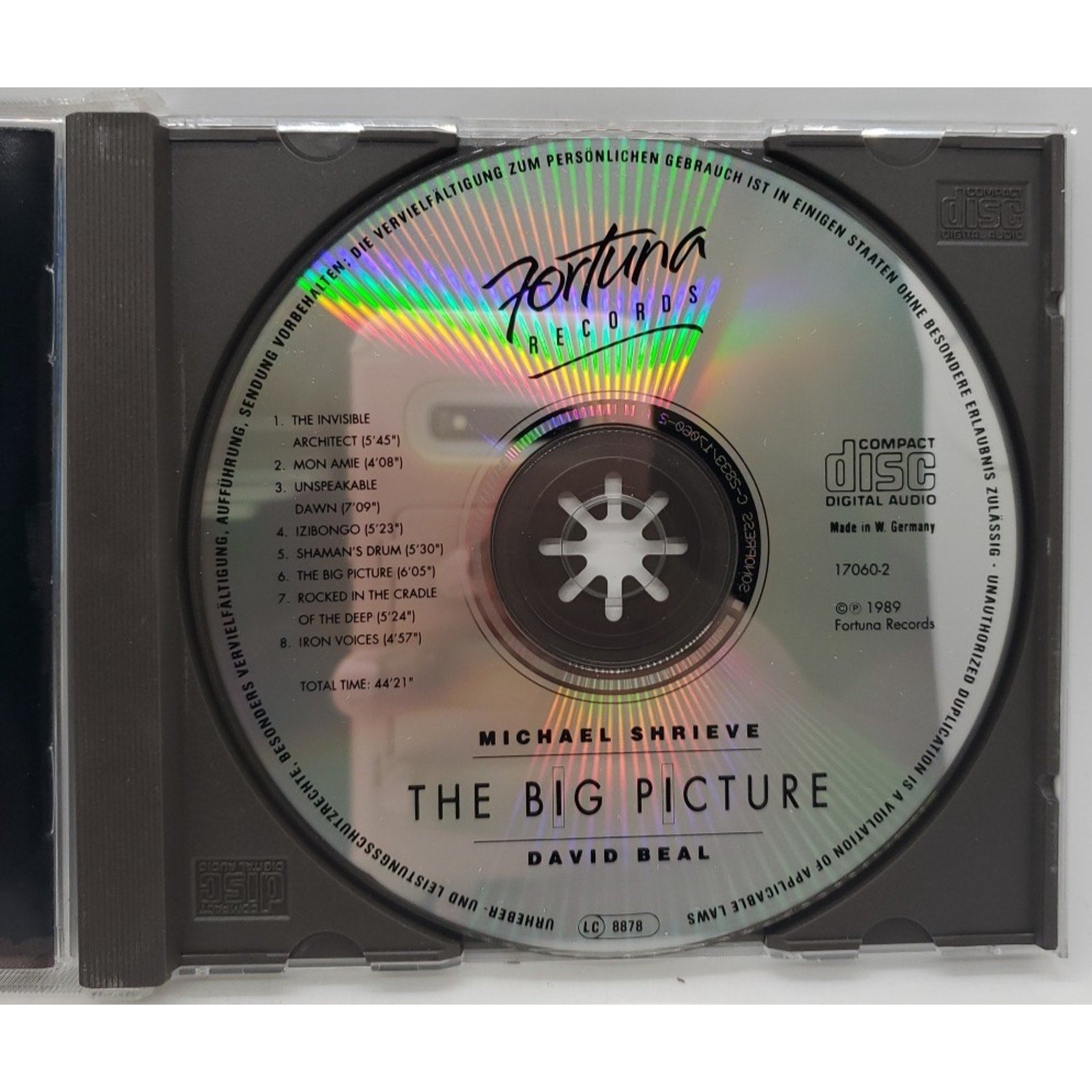 Shrieve/Beal : Big Picture by Michael Shrieve (CD, 1992)