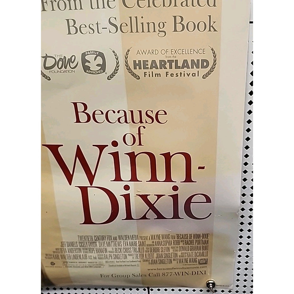 Because of Winn-Dixie 2005 Double Sided Original Movie Poster 27"x40"