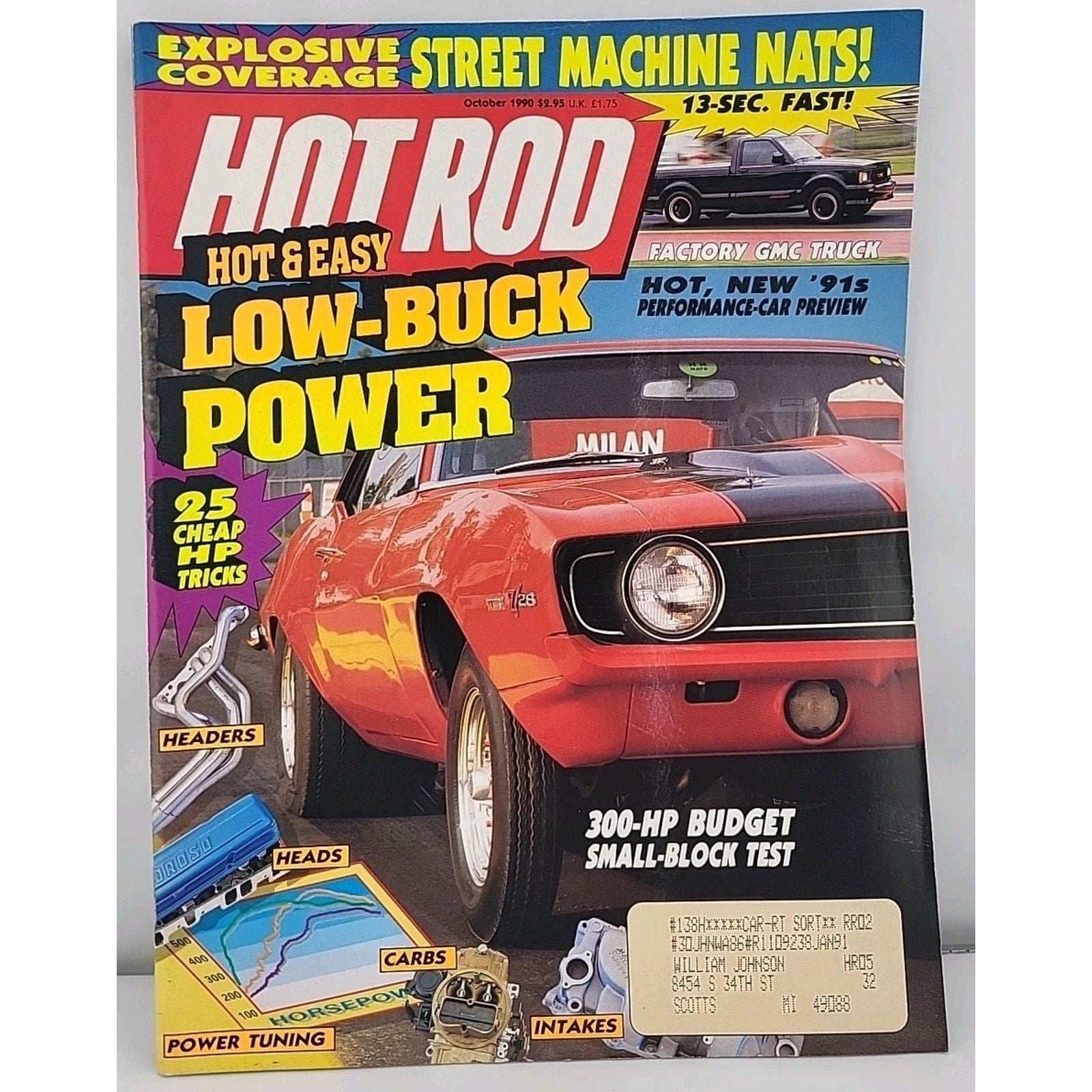 Hot Rod Magazine October 1990