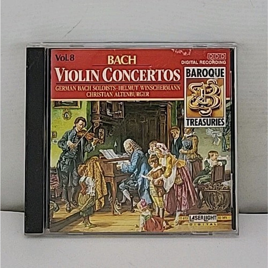 Baroque Treasuries-Vol. 8 by J.S. Bach (CD, 1990)