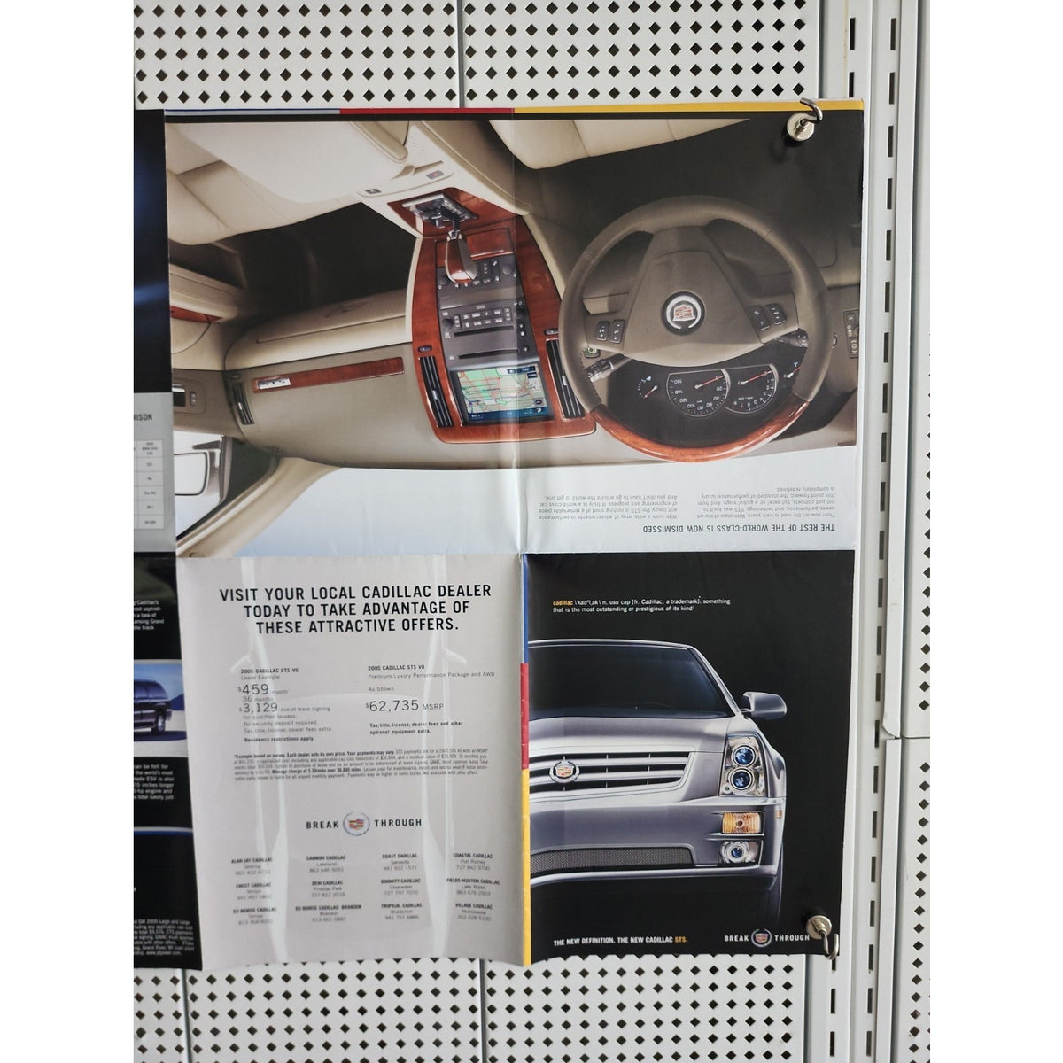 Cadillac STS 2005 Car Poster 34x22