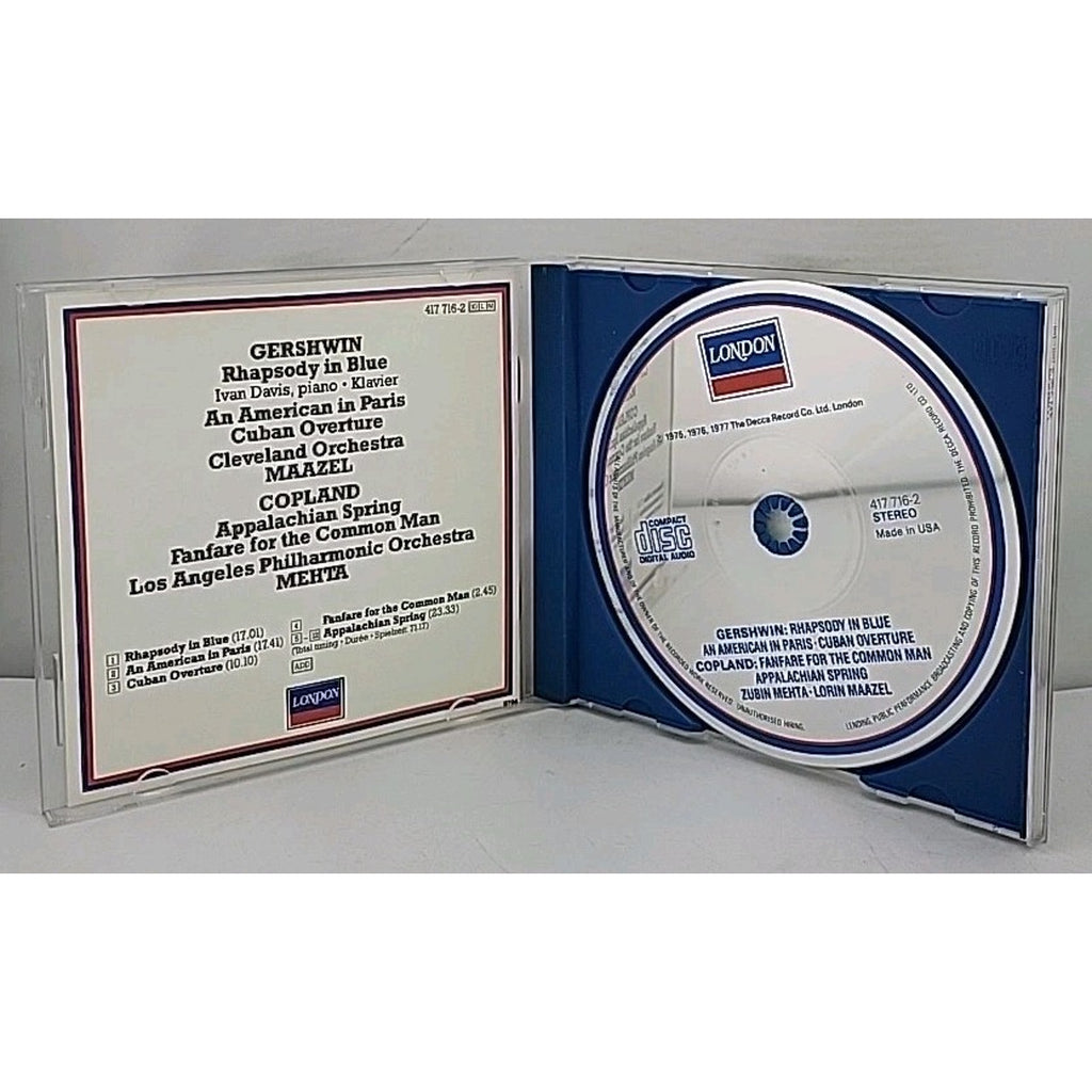 Gershwin: Rhapsody In Blue/Copland: Appalachian Spring CD