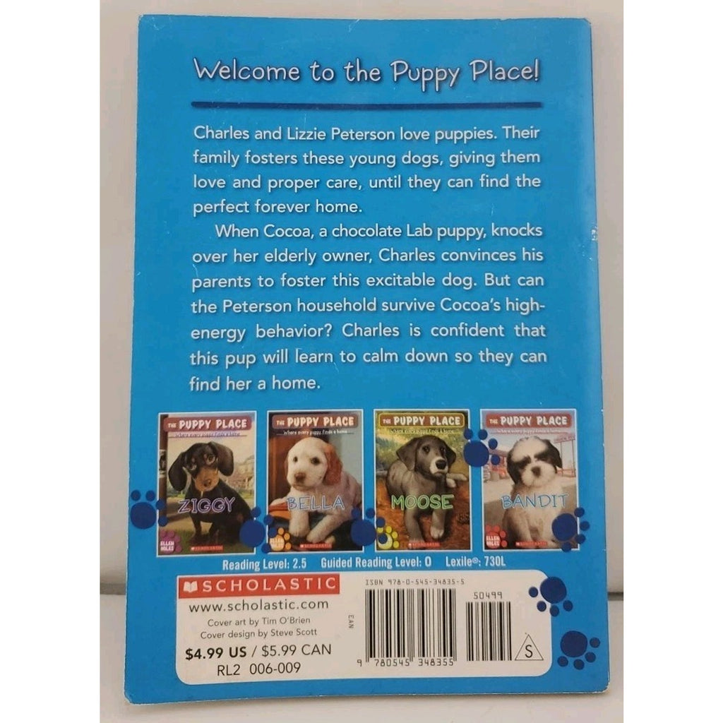 Cocoa (the Puppy Place #25) by Ellen Miles (2012, Trade Paperback)