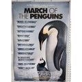 March of the Penguins 2005 Double Sided Original Movie Theater Poster 27" x 40"