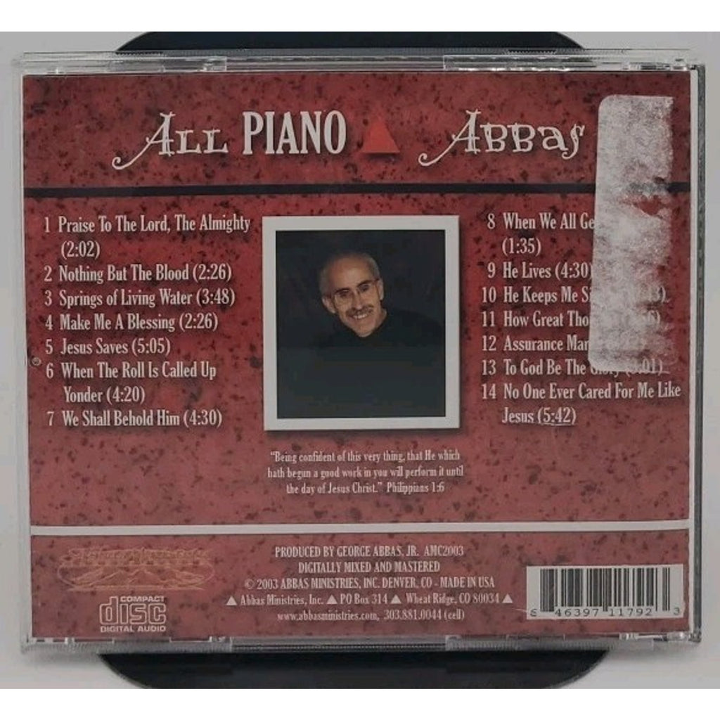 George Abbas All Piano CD
