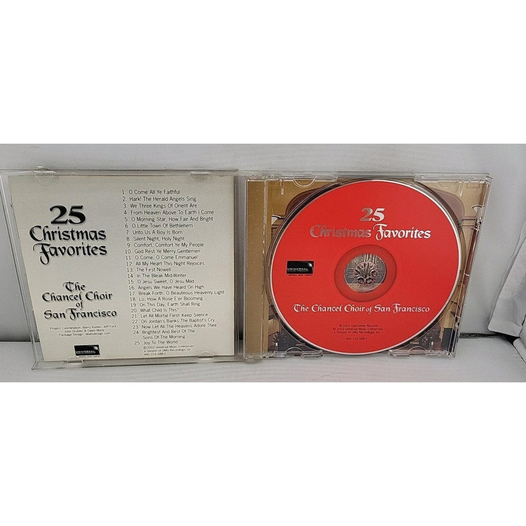 25 Christmas Favorites by Chancel Choir of San Francisco (CD, 2002)