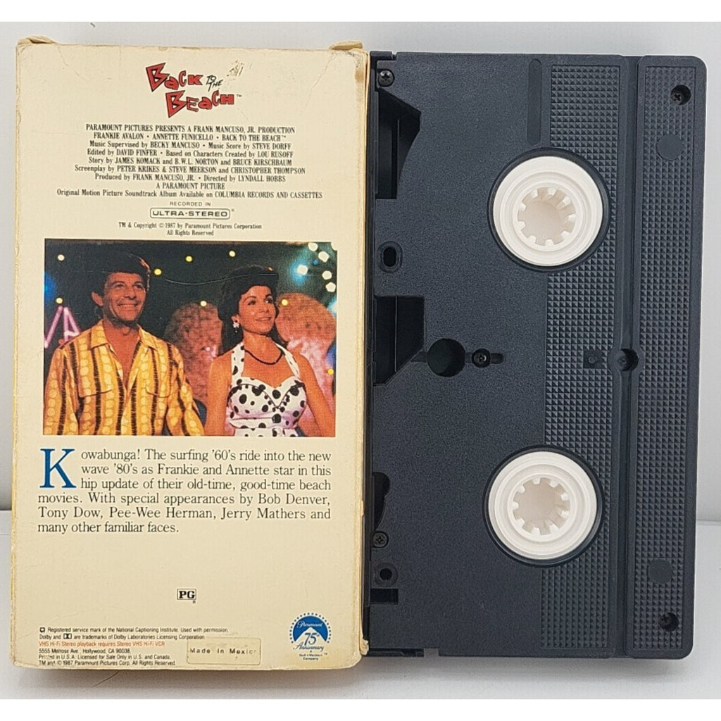 Back to the Beach (VHS, 1991)