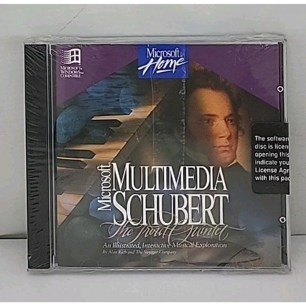 Microsoft Home Multimedia CD-ROM Schubert *Brand New*