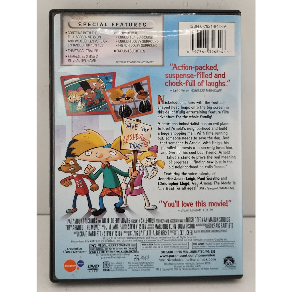 Hey Arnold! the Movie (DVD, 2002)
