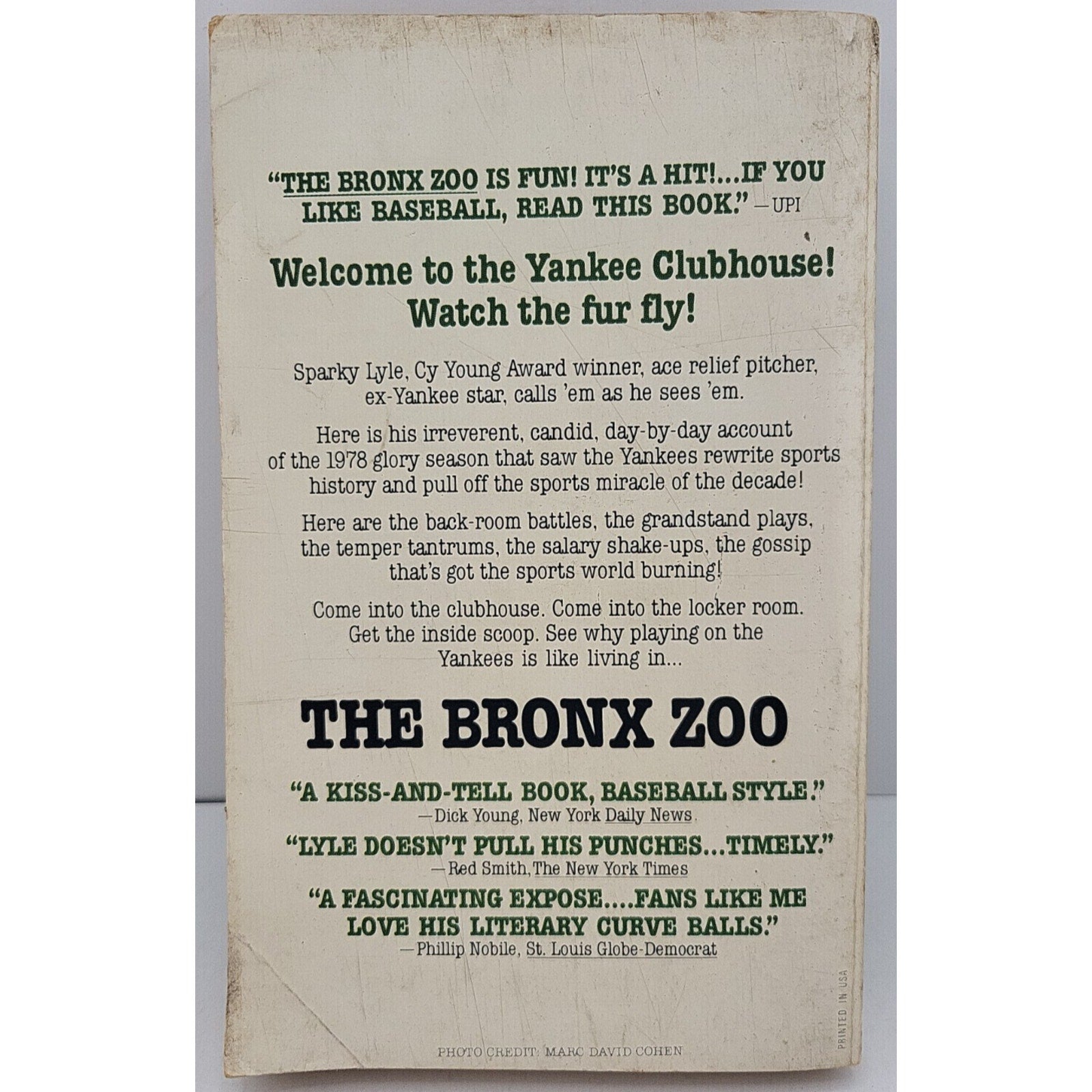 The Bronx Zoo Paperback Peter, Lyle, Sparky Golenbock