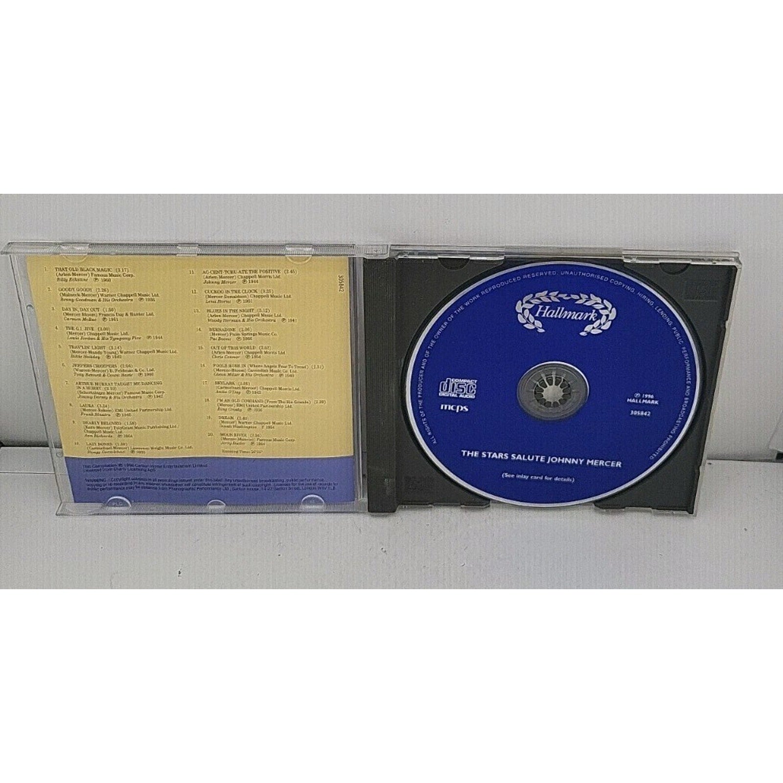 The Stars Salute Johnny Mercer CD 20 Tributes Album