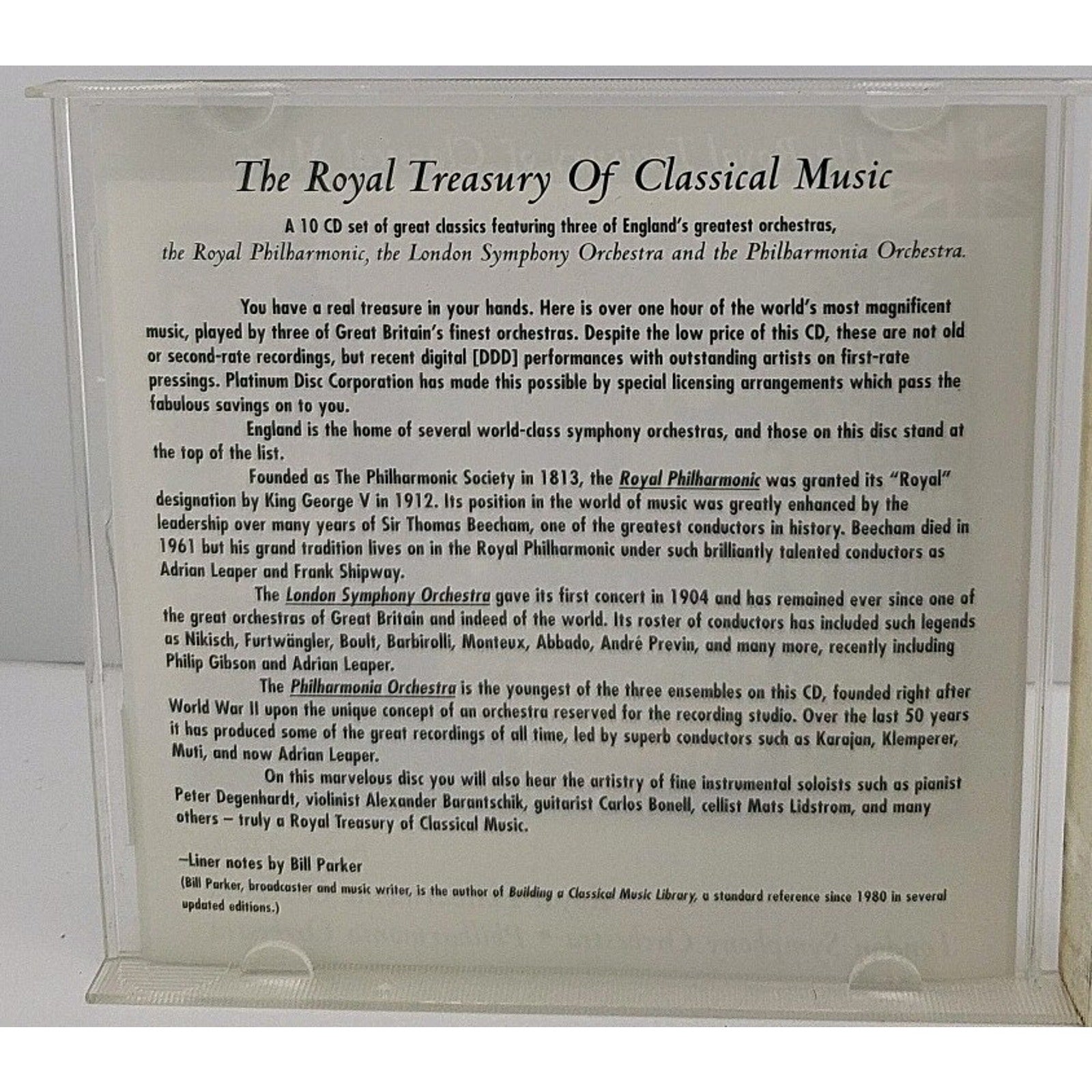 Vol. 8 Royal Treasury of Classical Music by Various (CD, 2000)