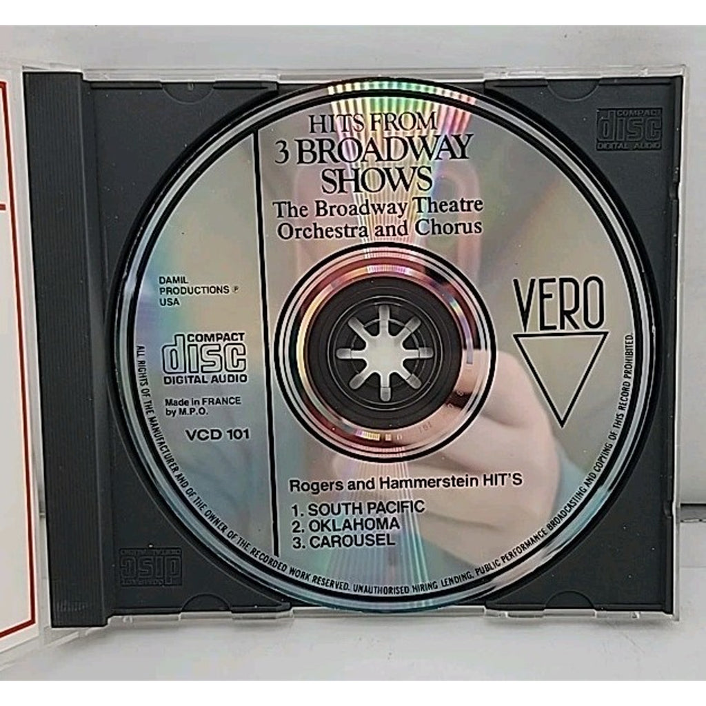 All The Hit Songs From 3 Broadway Shows (CD)