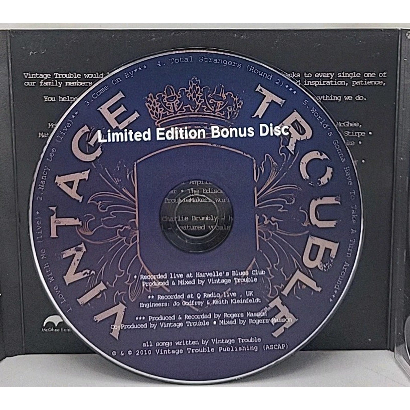 Bomb Shelter Sessions by Vintage Trouble (CD, 2011)