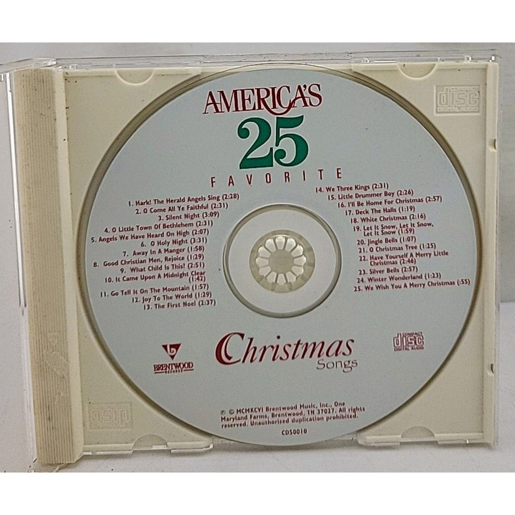 America's 25 Favorite Christmas Songs by Various Artists (CD, Sep-2003,...
