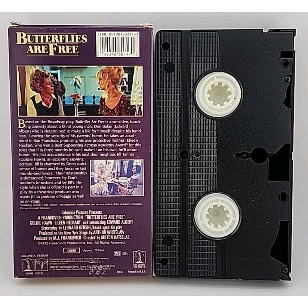 Butterflies Are Free (VHS, 1995)