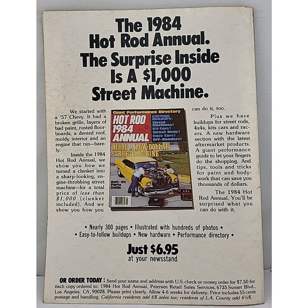 Hot Rod Magazine Custom Cars 1984