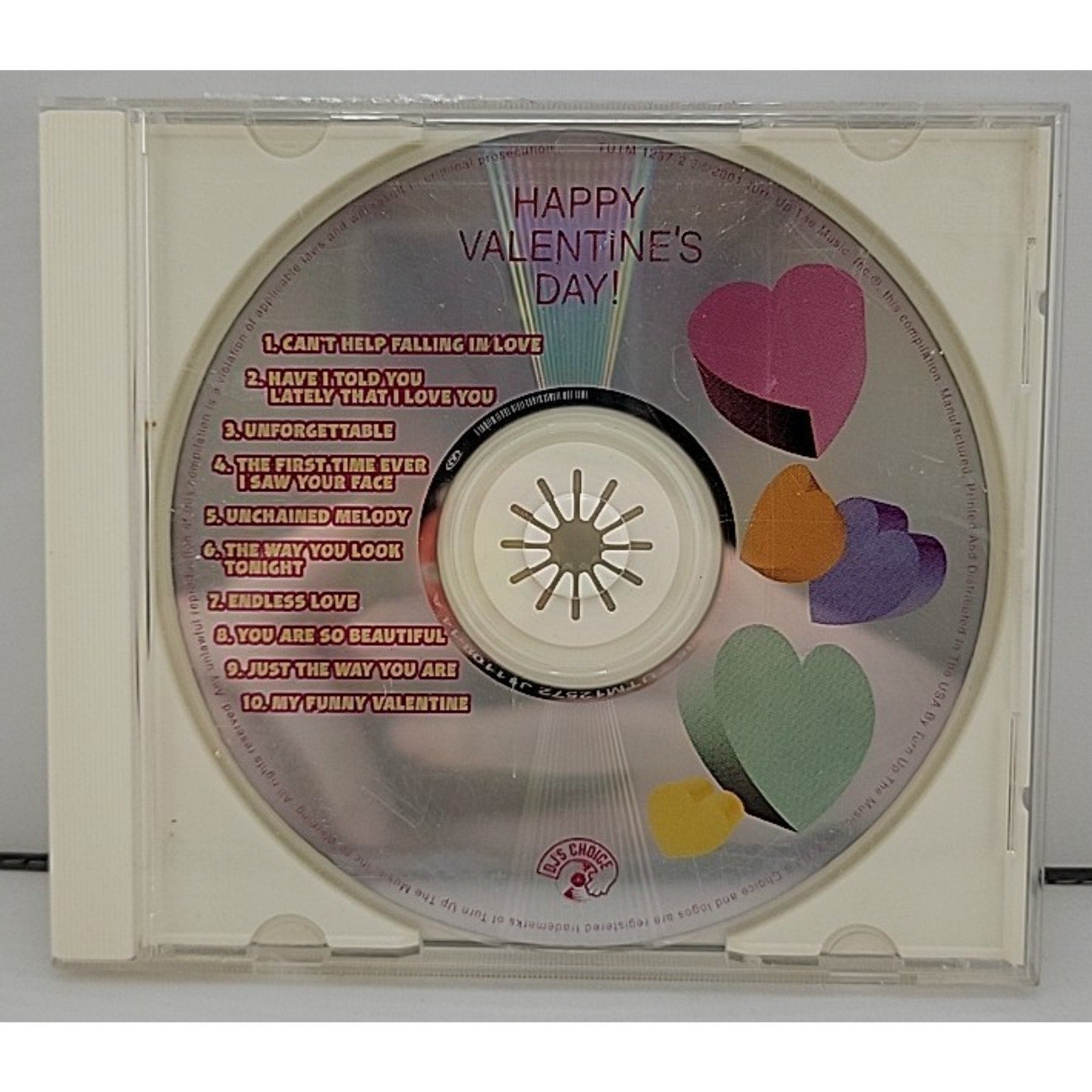 DJ's Choice: Happy Valentines by DJ's Choice (CD, Dec-2001, Turn Up the Music) *
