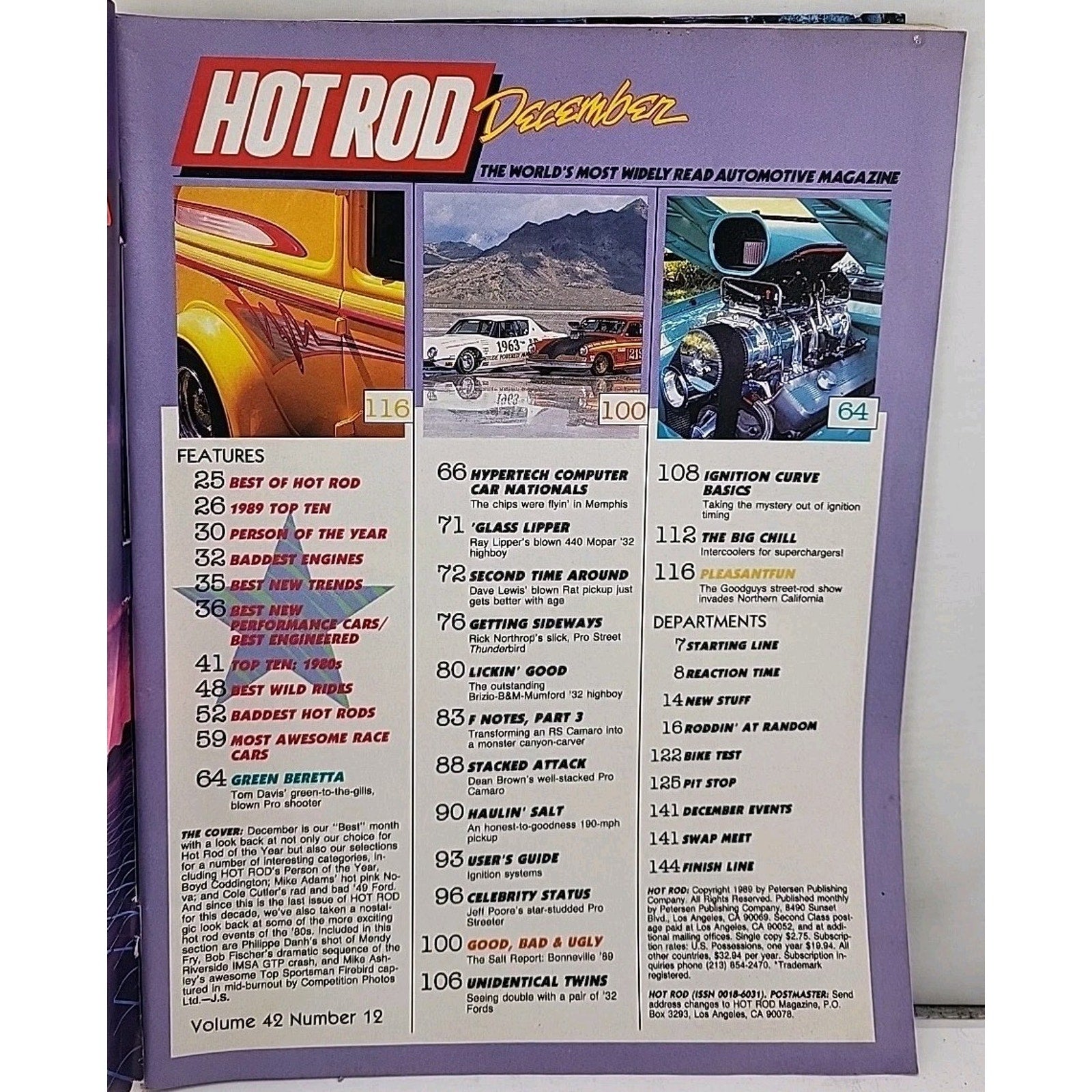 Hot Rod Magazine - December 1989 - Volume 42 Number 12