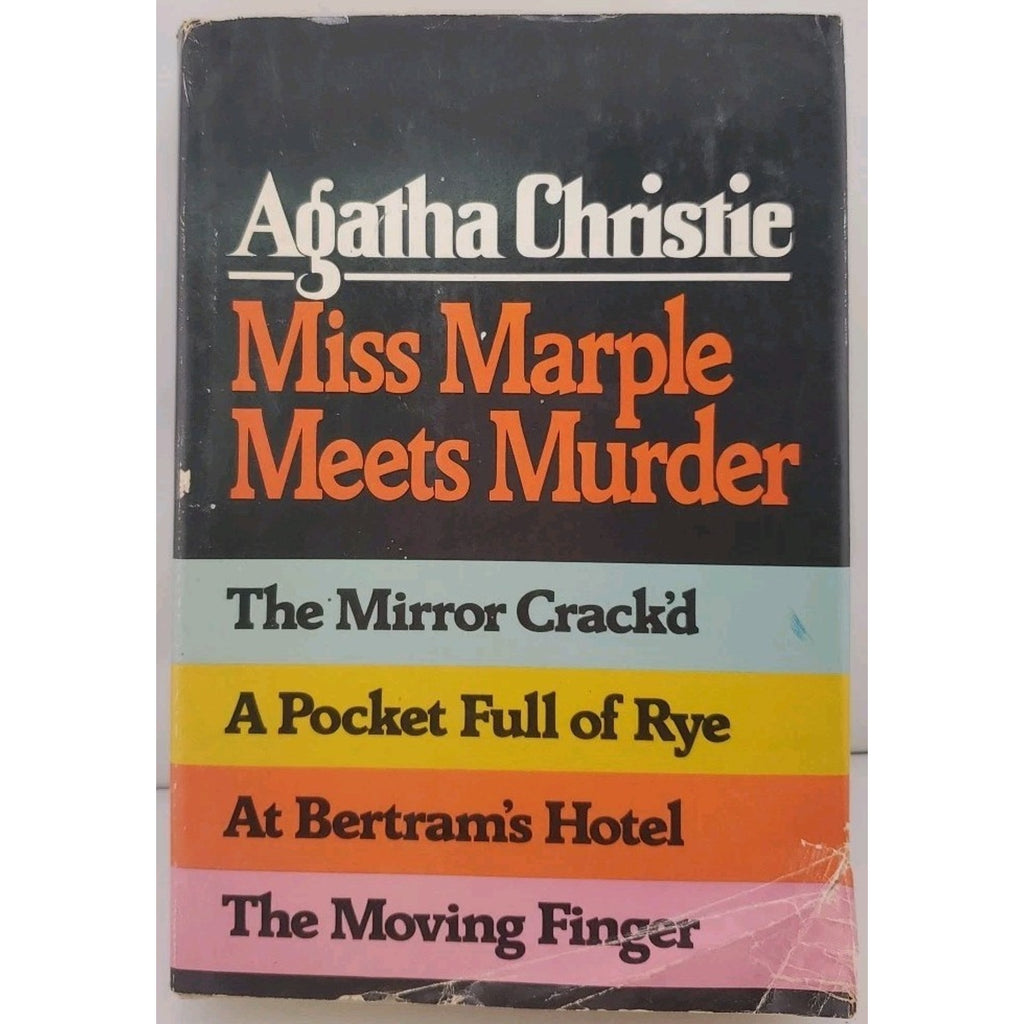 Agatha Christie: Miss Marple Meets Murder , 4-books-In-1, 1980 Hardcover