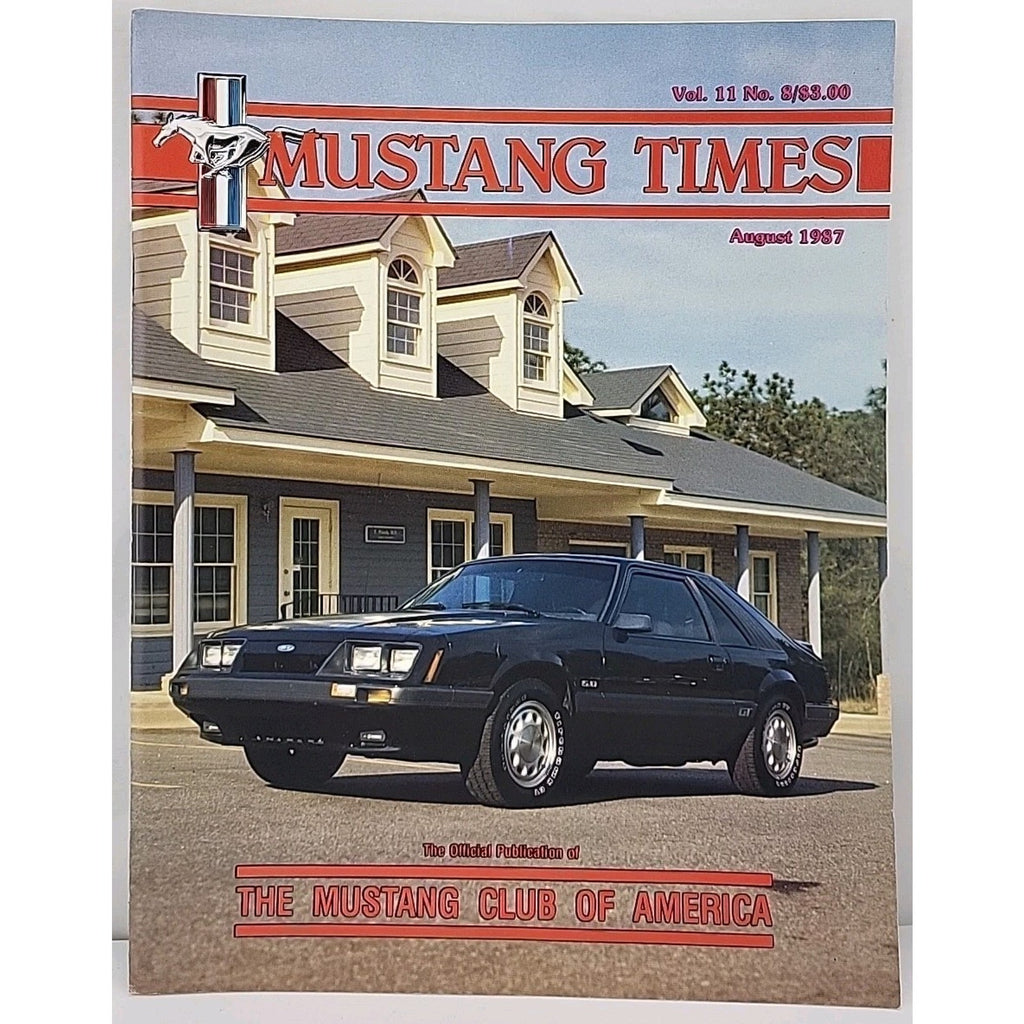 Mustang Times Magazine August 1987 Vol. 11 No. 8