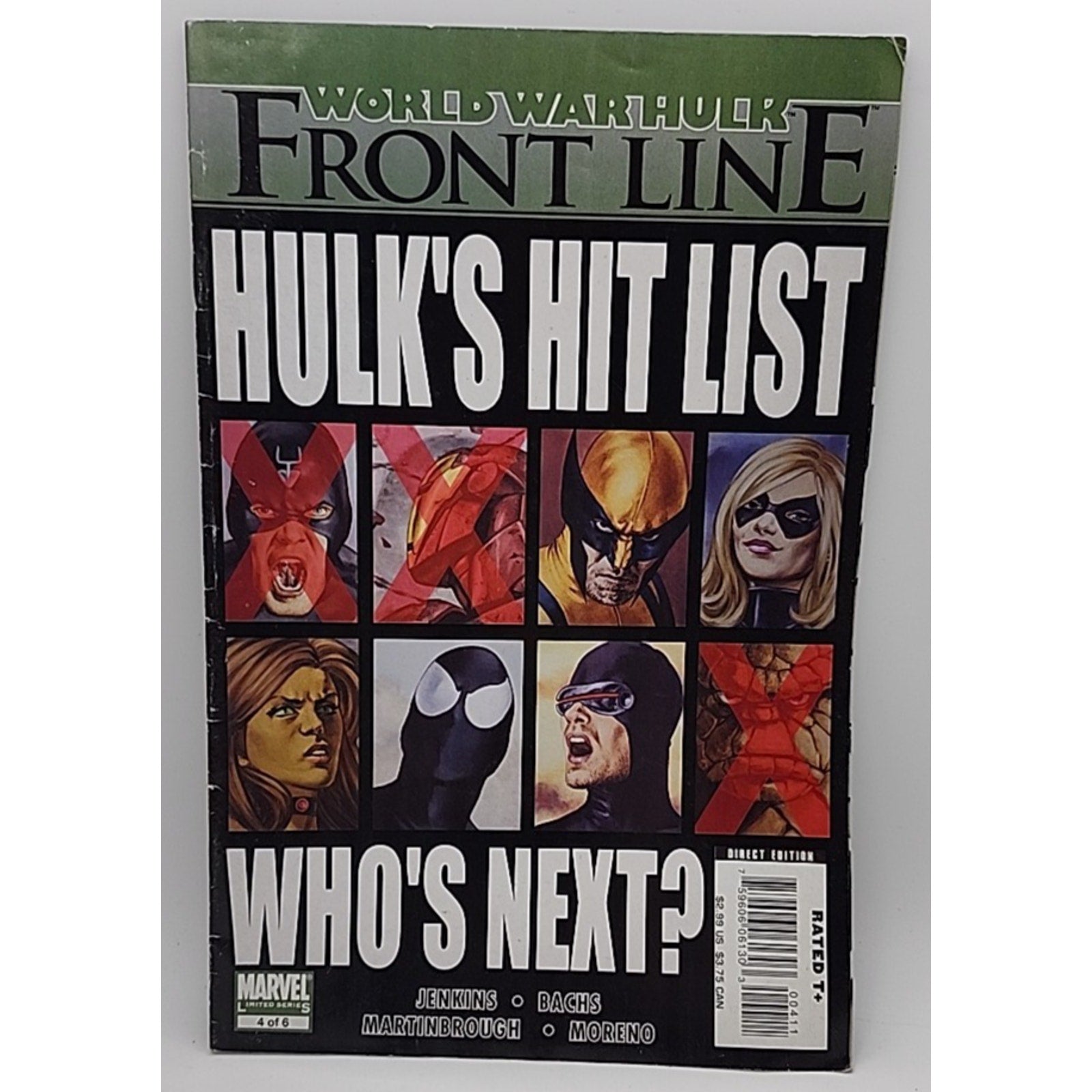 World War Hulk Frontline #4 Who's Next!? Marvel Comics 2007 Paul Jenkins