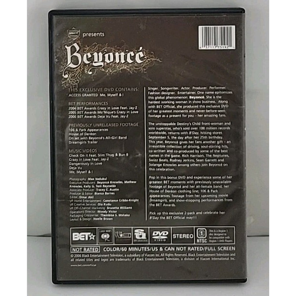 Bet Official Presents Beyonce (DVD)