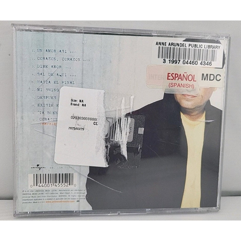Despues De Todo by Tony Vega (CD, 2001)