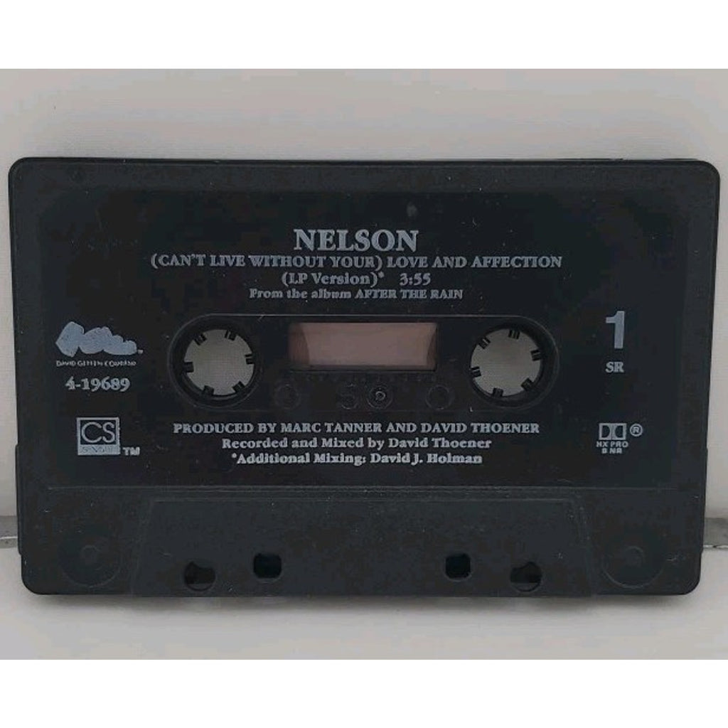 Nelson Cant Live Without Your Love And Affection Cassette Tape Single 1990