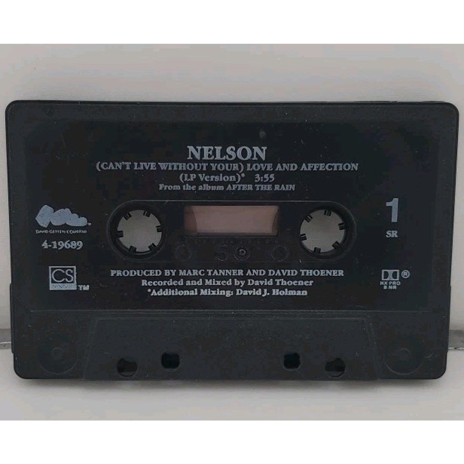 Nelson Cant Live Without Your Love And Affection Cassette Tape Single 1990