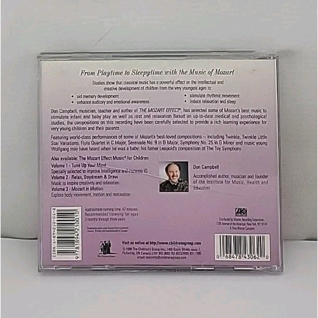 The Mozart Effect Music for Babies CD Compiled by Don Campbell