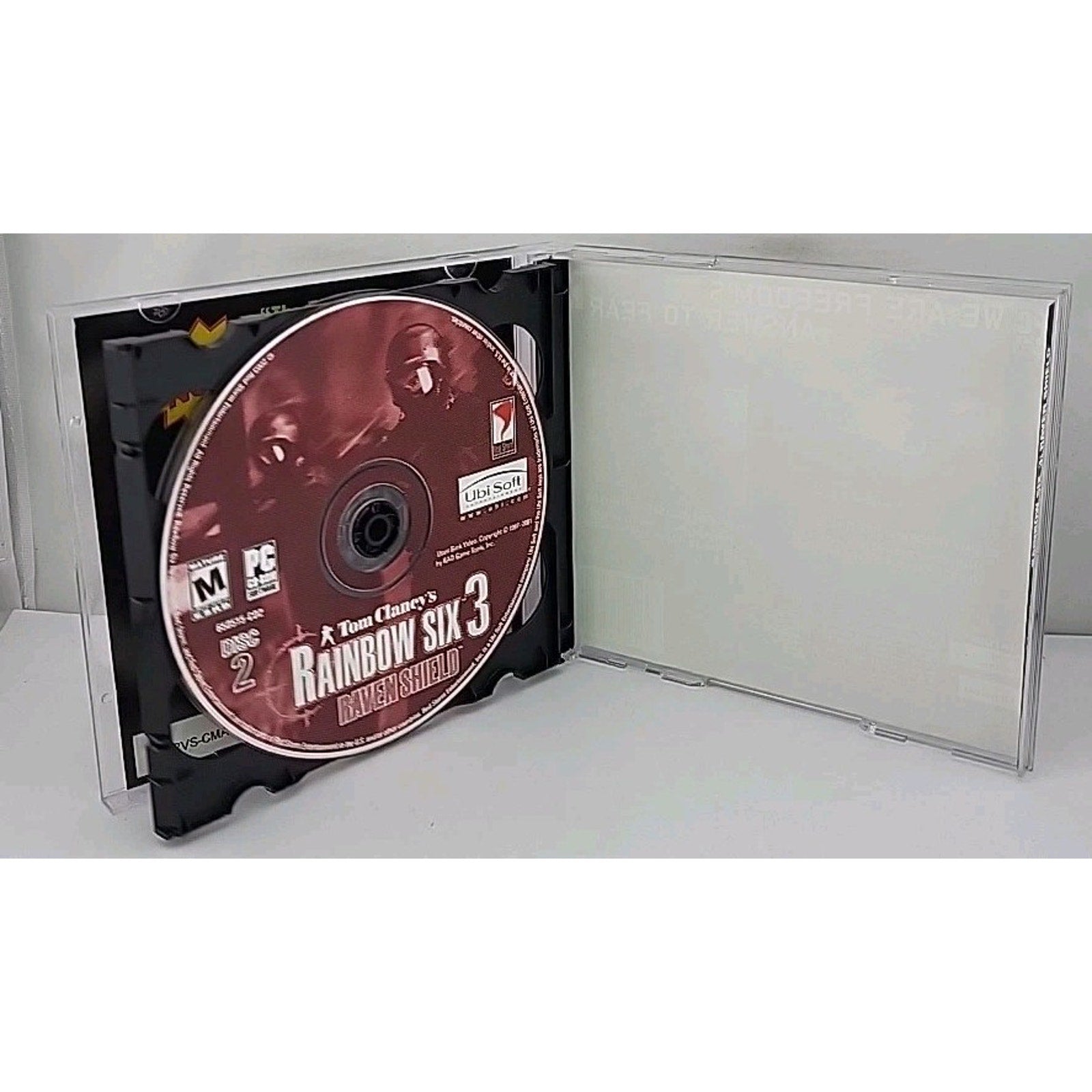 Tom Clancy's Rainbow Six 3: Raven Shield (PC CD Rom, 2003, 2-Discs)