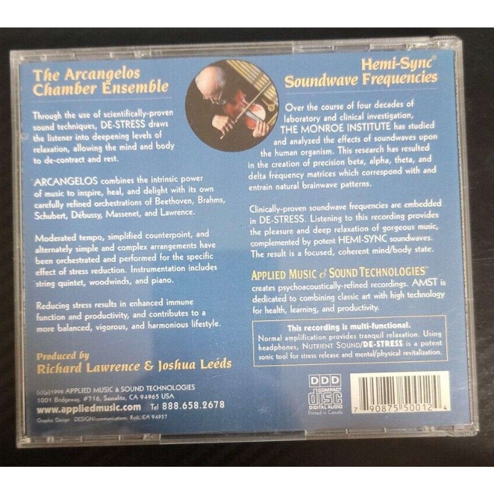 Arcangelos Chamber Ensemble Nutrient Sound De-Stress CD