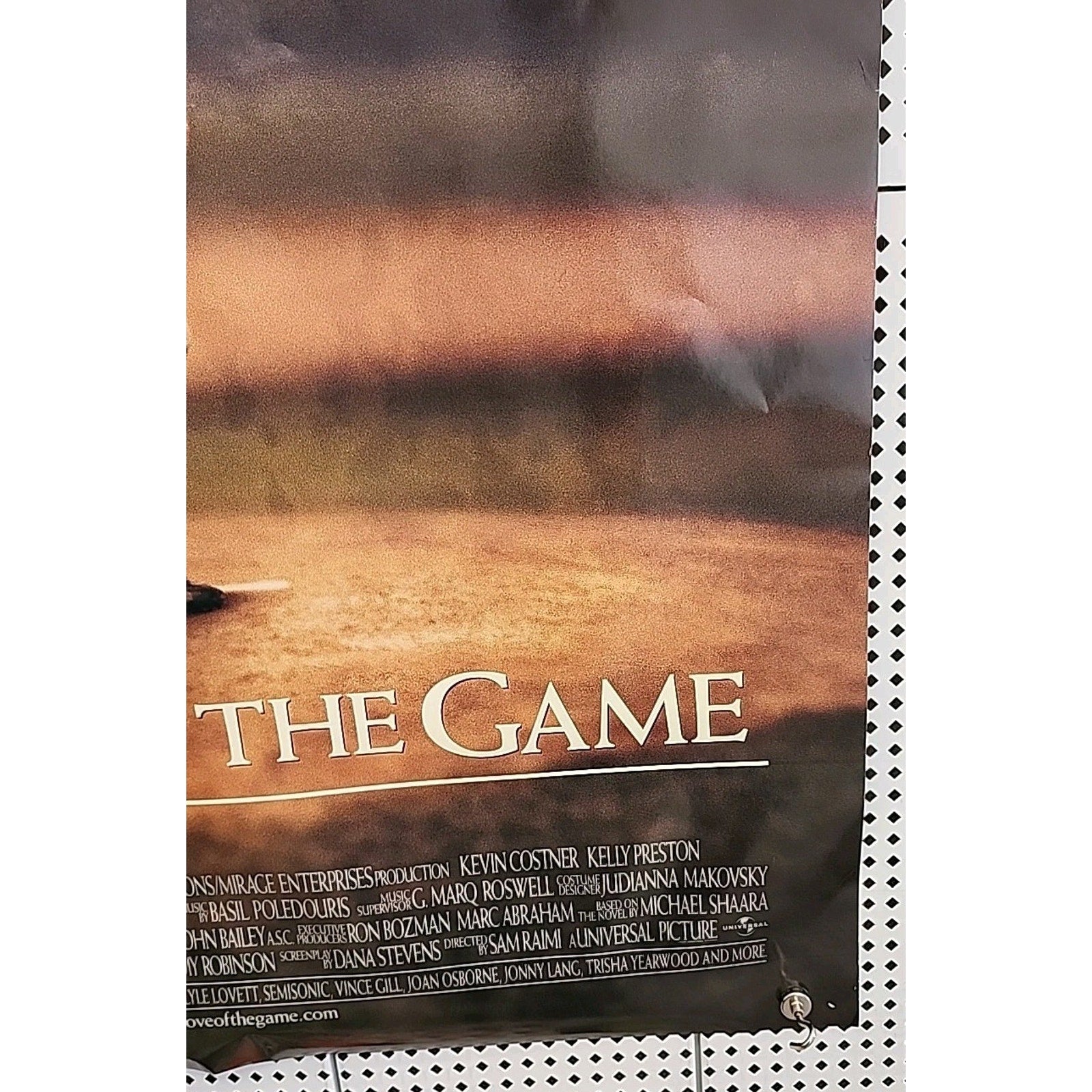 For Love Of The Game - Original DS Movie Poster - 27x40 2000 D/S Kevin Costner