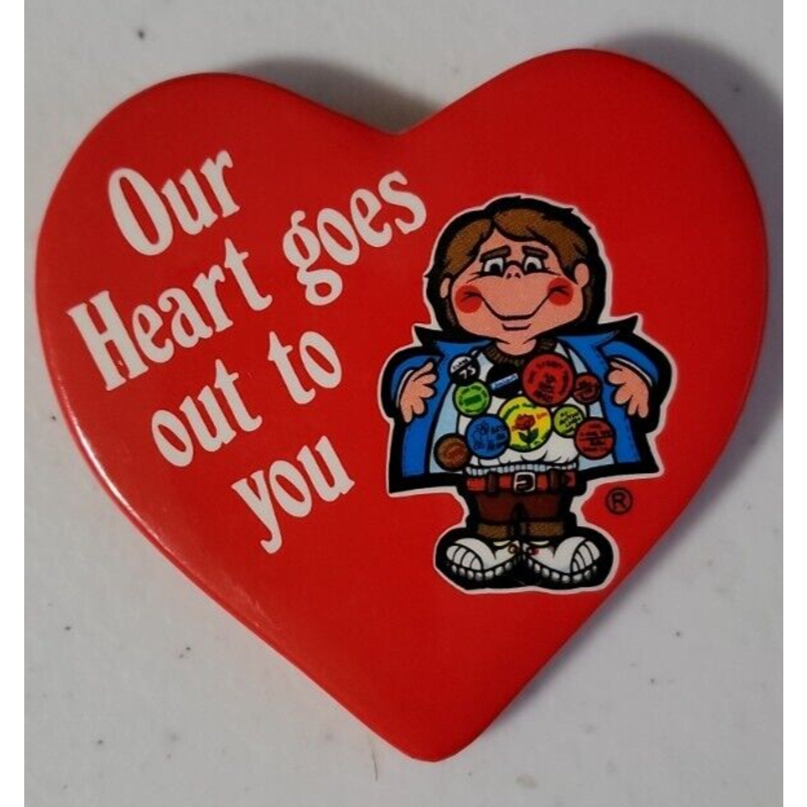 Our Heart Goes Out To You (Pin/Button)