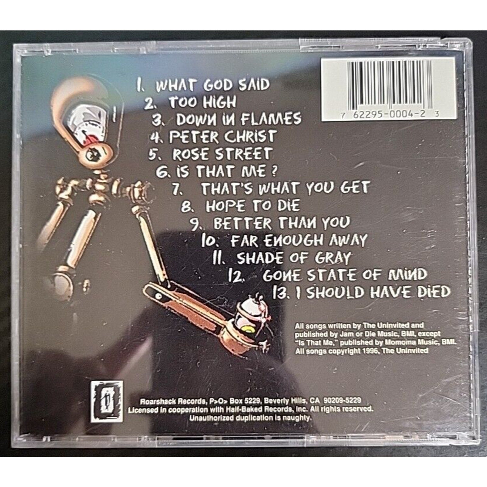 Artificial Hip by The Uninvited (CD)