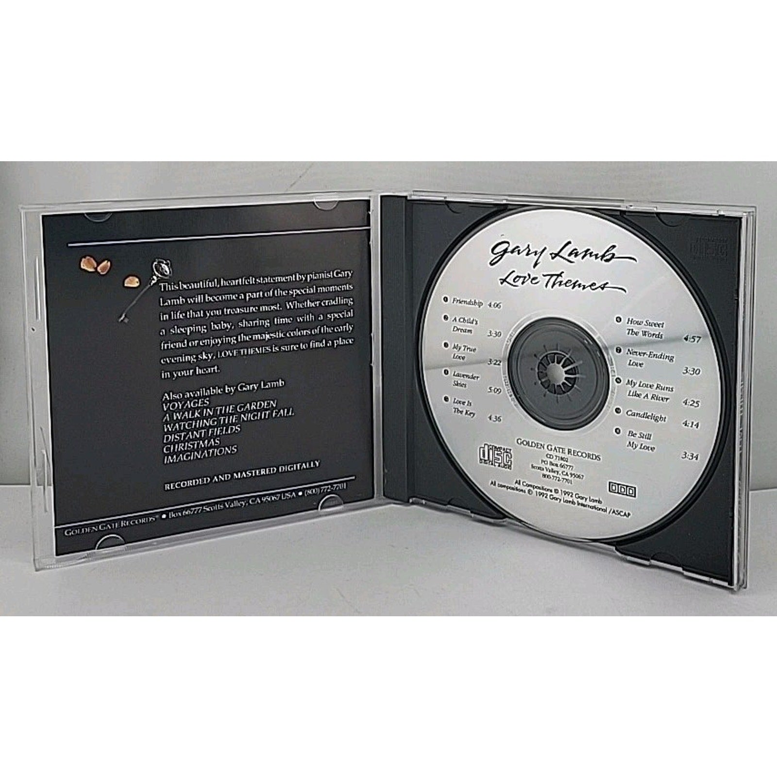 Gary Lamb Love Themes CD 1992 Classical Instrumental