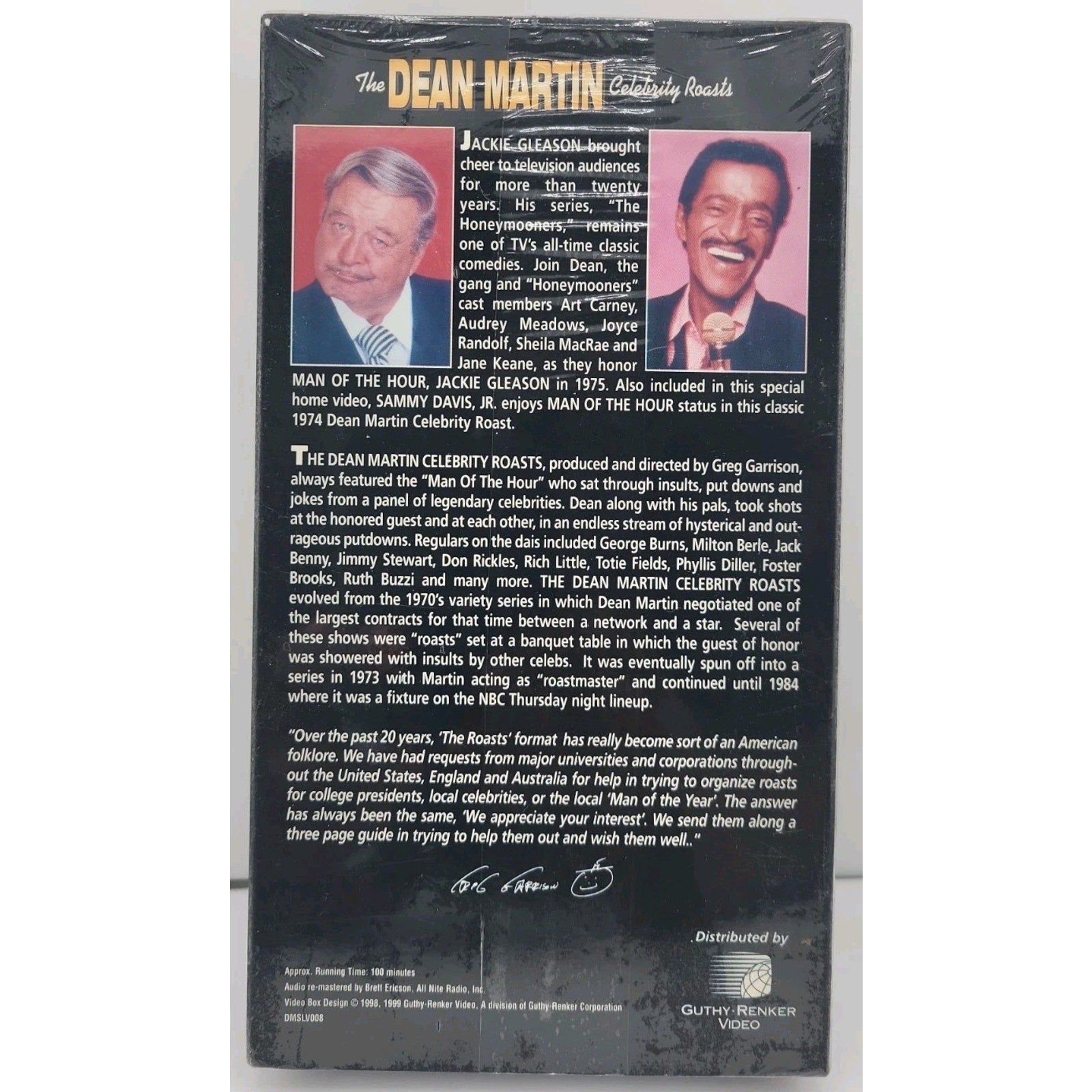 The Dean Martin Celebrity Roasts - Jackie Gleason VHS