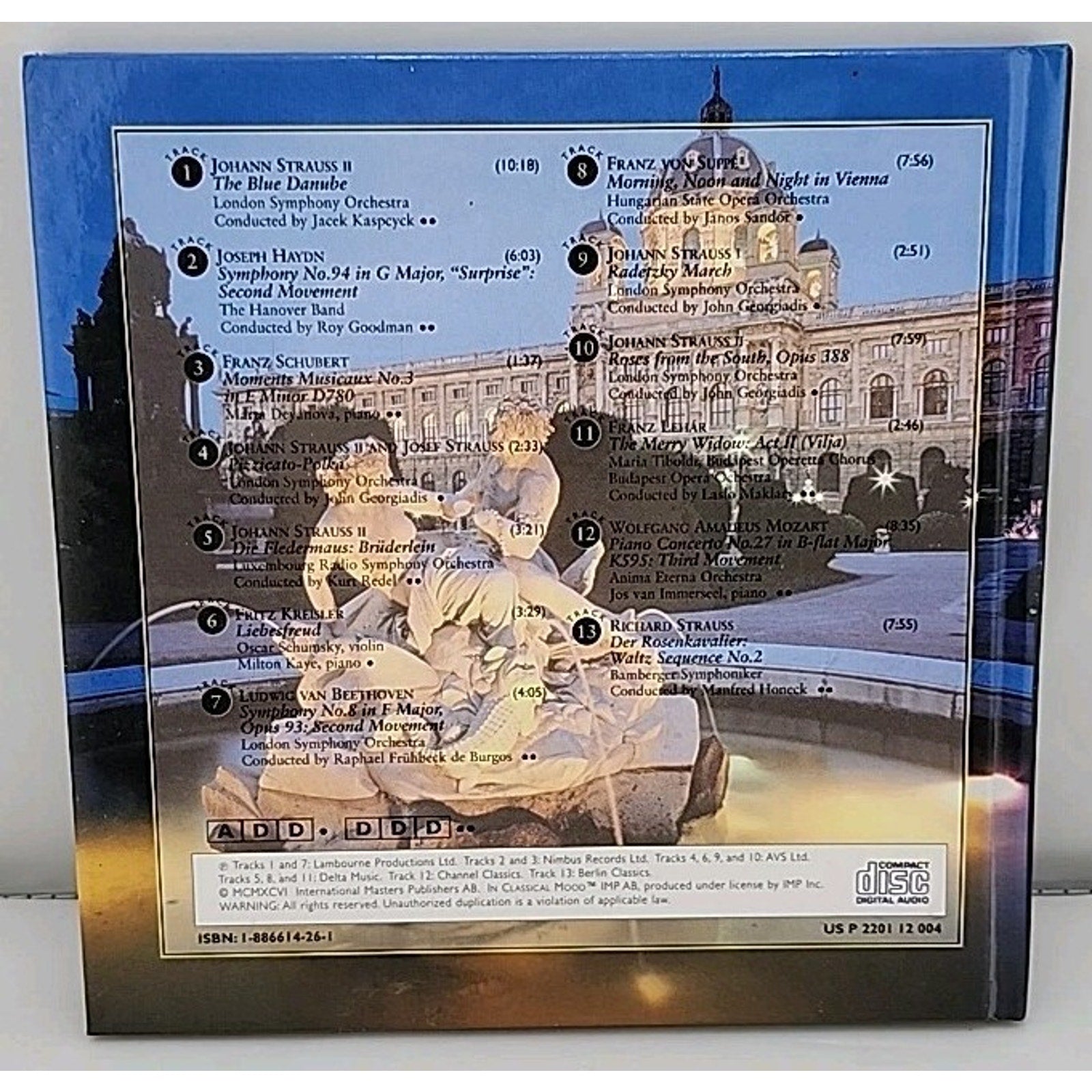In Classical Mood "Nights In Vienna" Book & CD