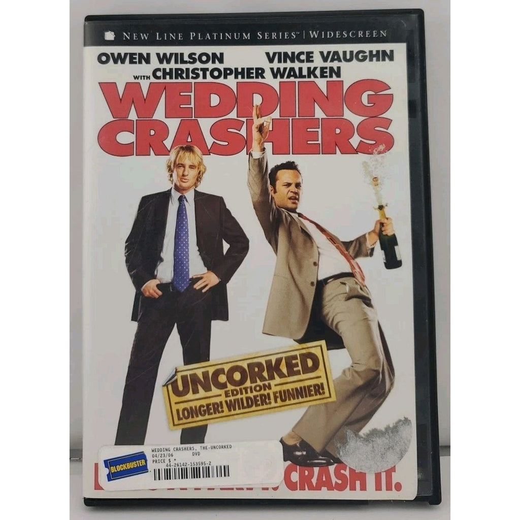 Wedding Crashers (Blockbuster DVD, 2005)