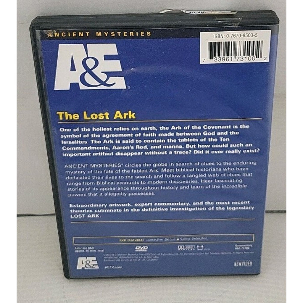 The Ark of the Covenant (DVD, 1994)