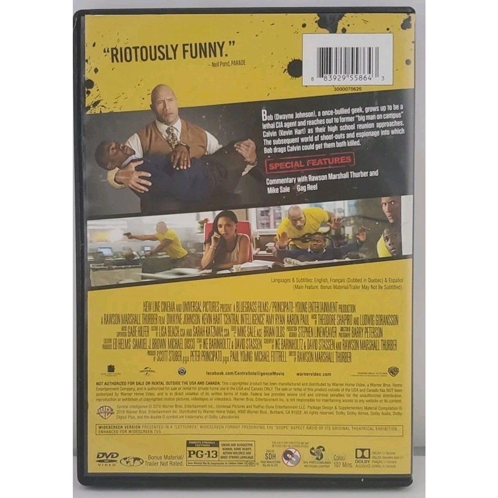 Central Intelligence Central (DVD)