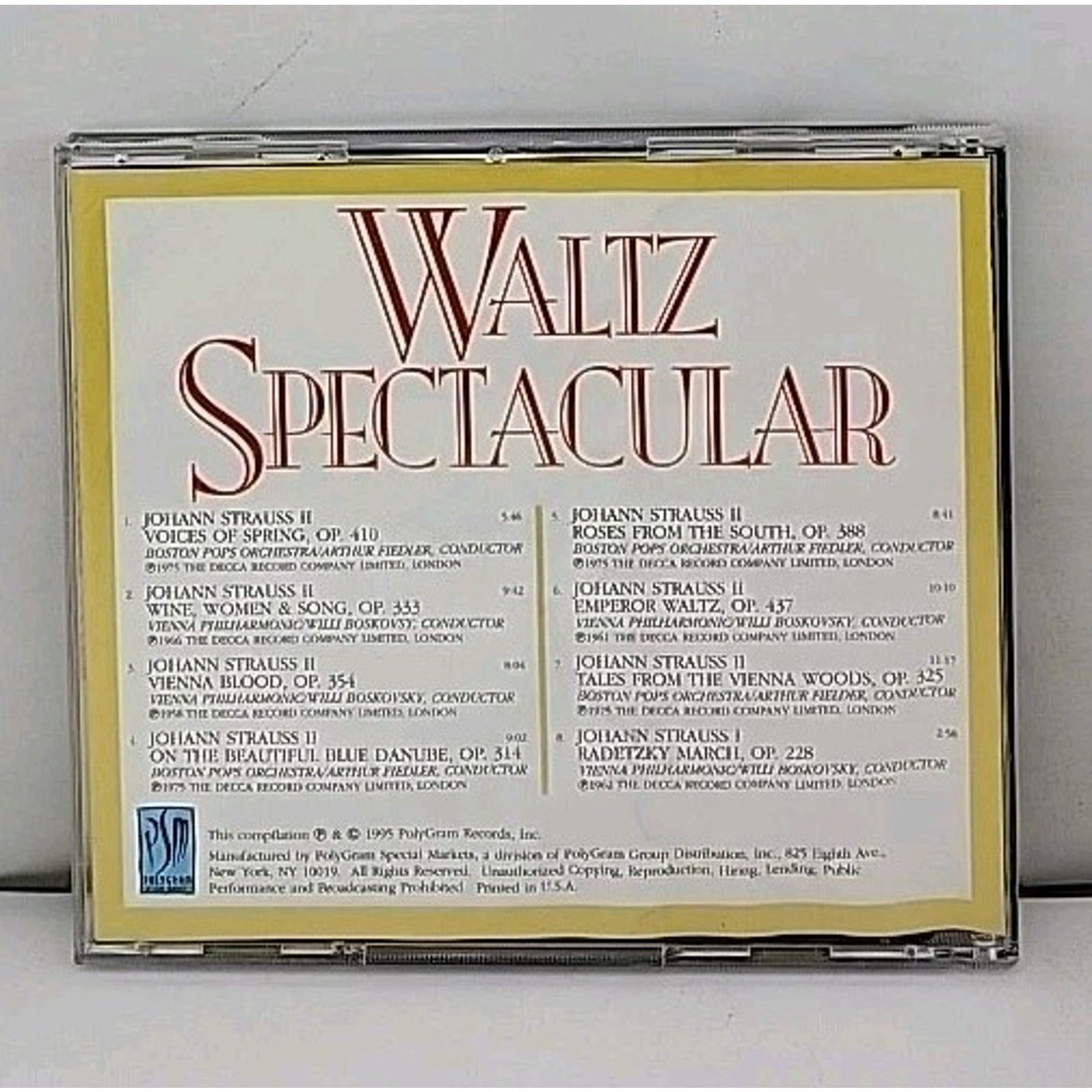 Waltz Spectacular CD
