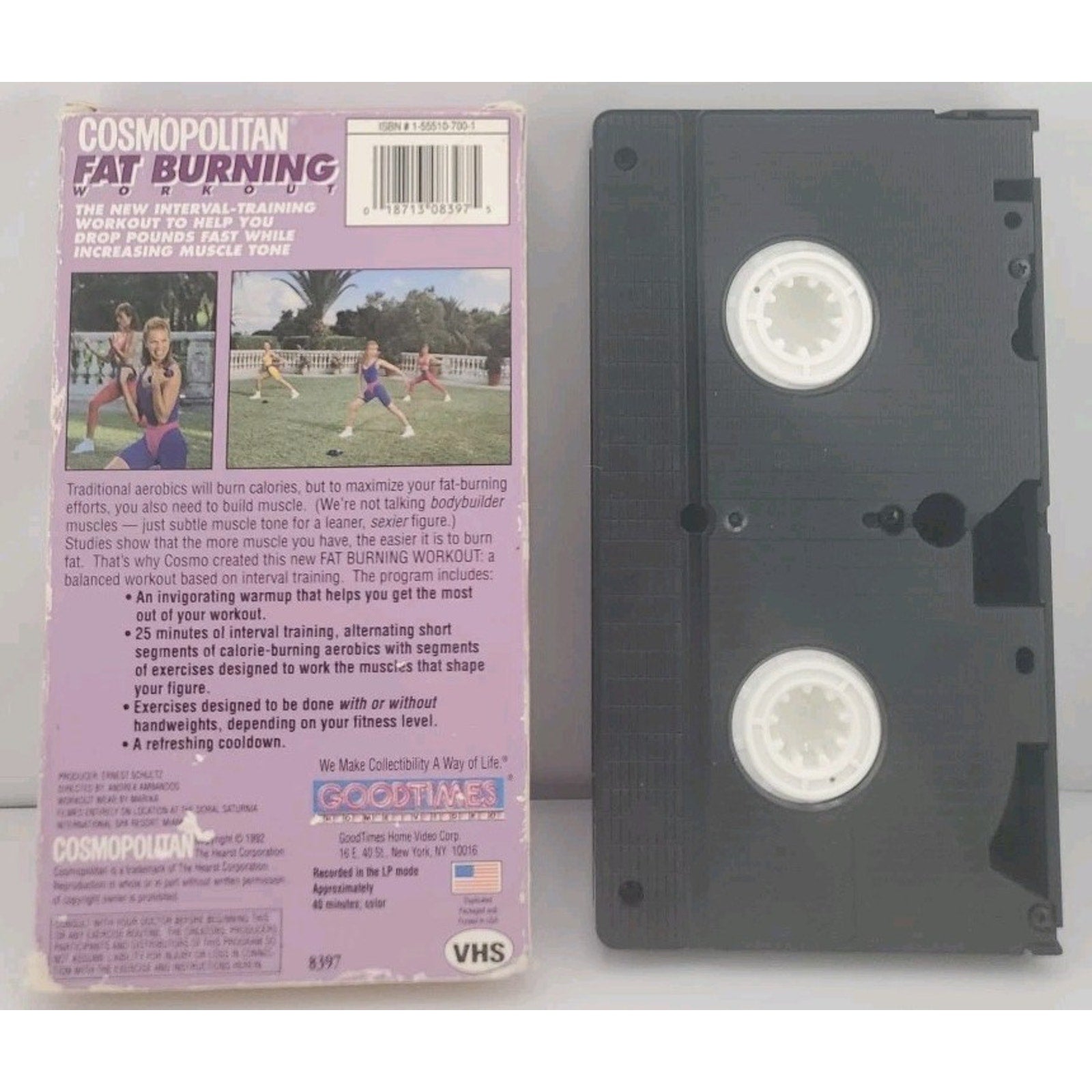 1992 VHS Cosmopolitan Fat Burning Workout
