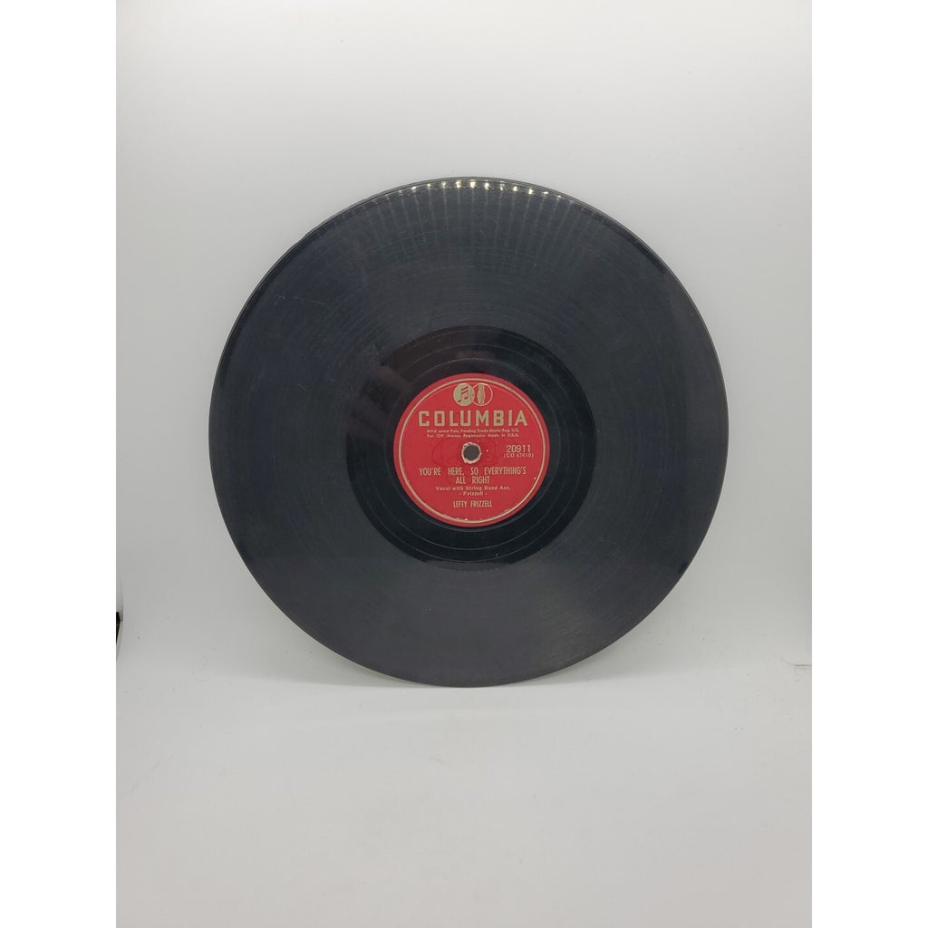 Lefty Frizzell - Don't Stay Away & You're Here So Everything's All Right(Record)