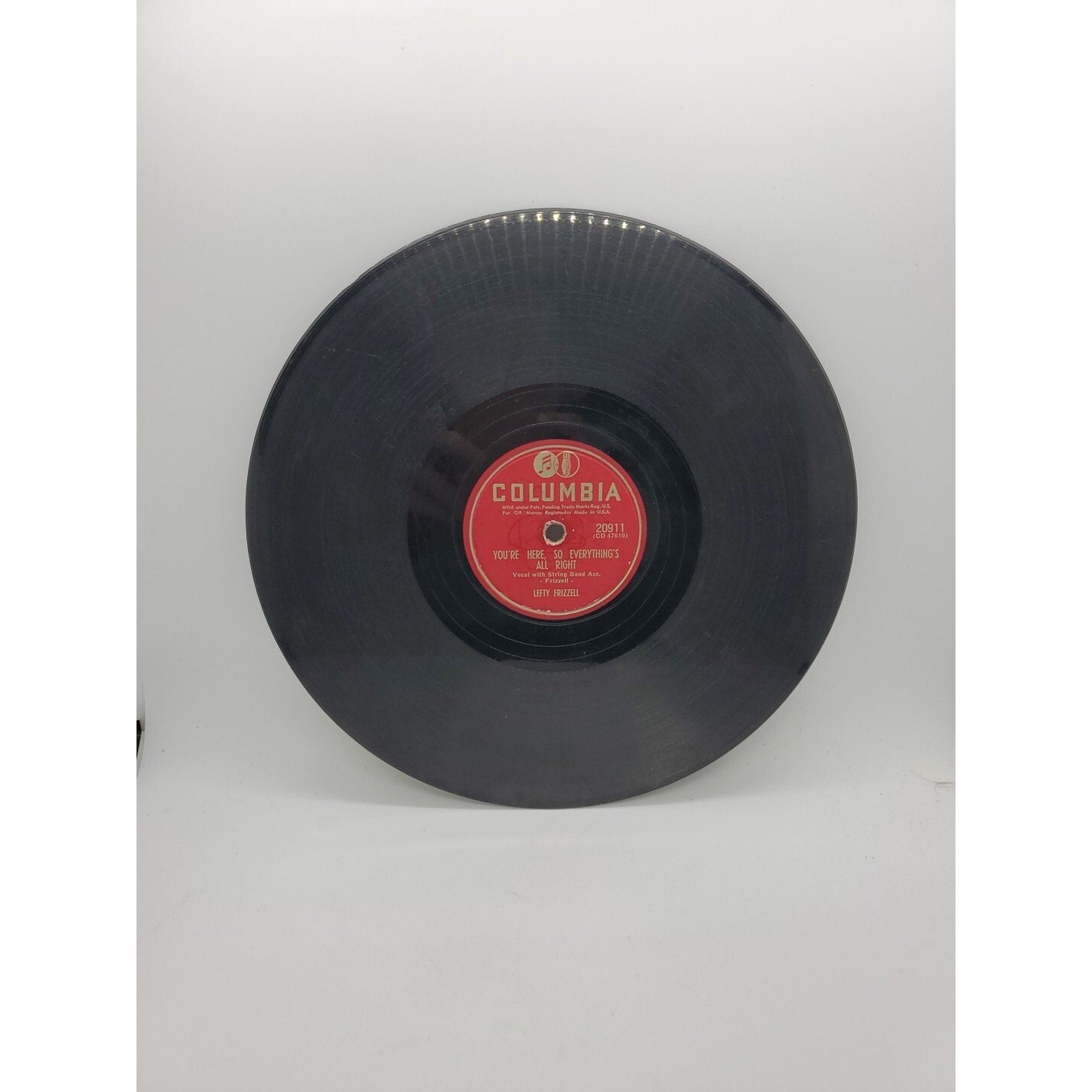 Lefty Frizzell - Don't Stay Away & You're Here So Everything's All Right(Record)