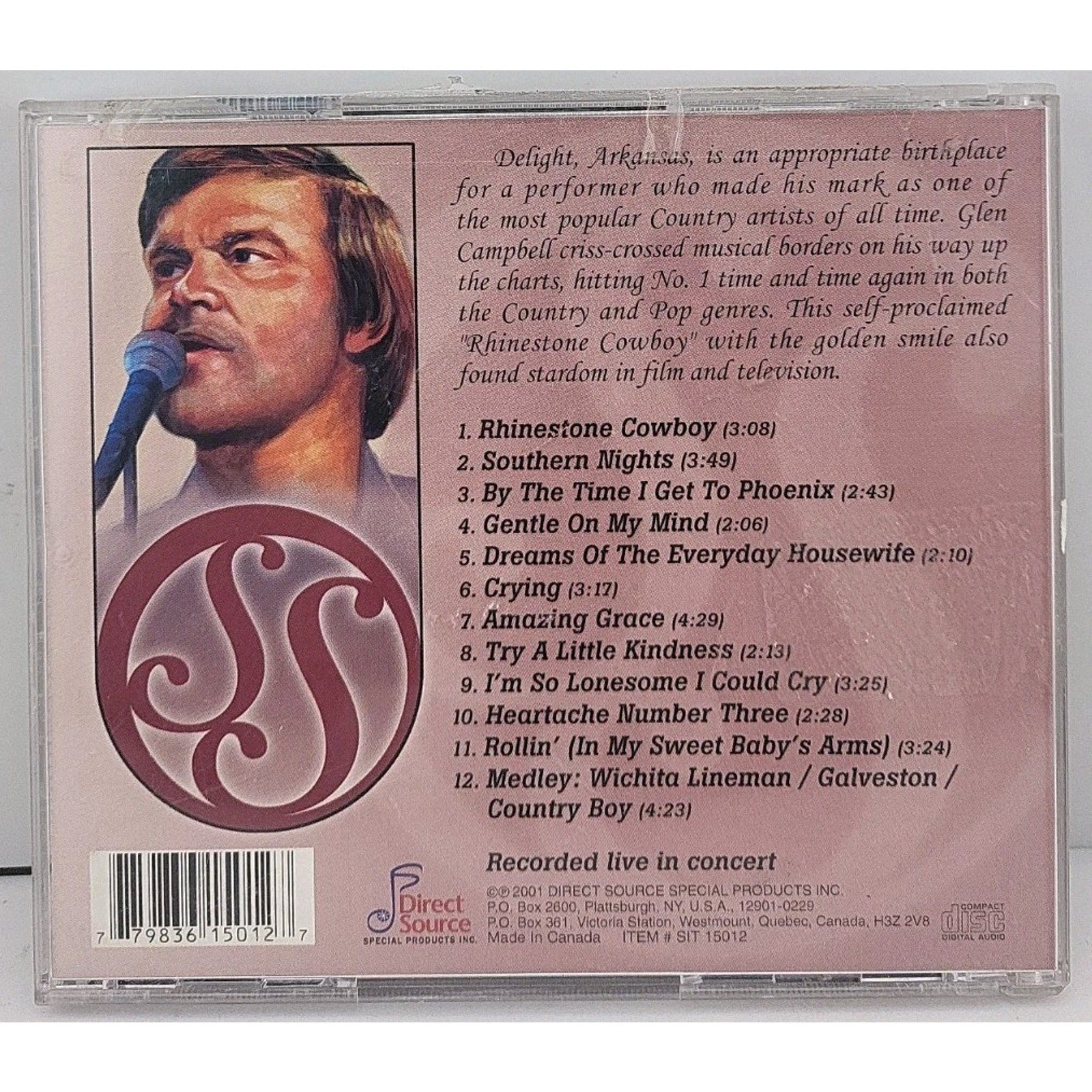 The Signature Series: Glen Campbell by Glen Campbell (CD, May-2001, Direct...
