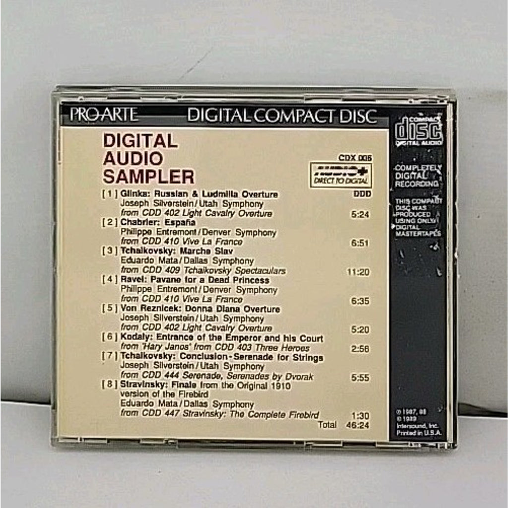 1989 ProArte CD All Digital Sampler Classical Music Compilation Review