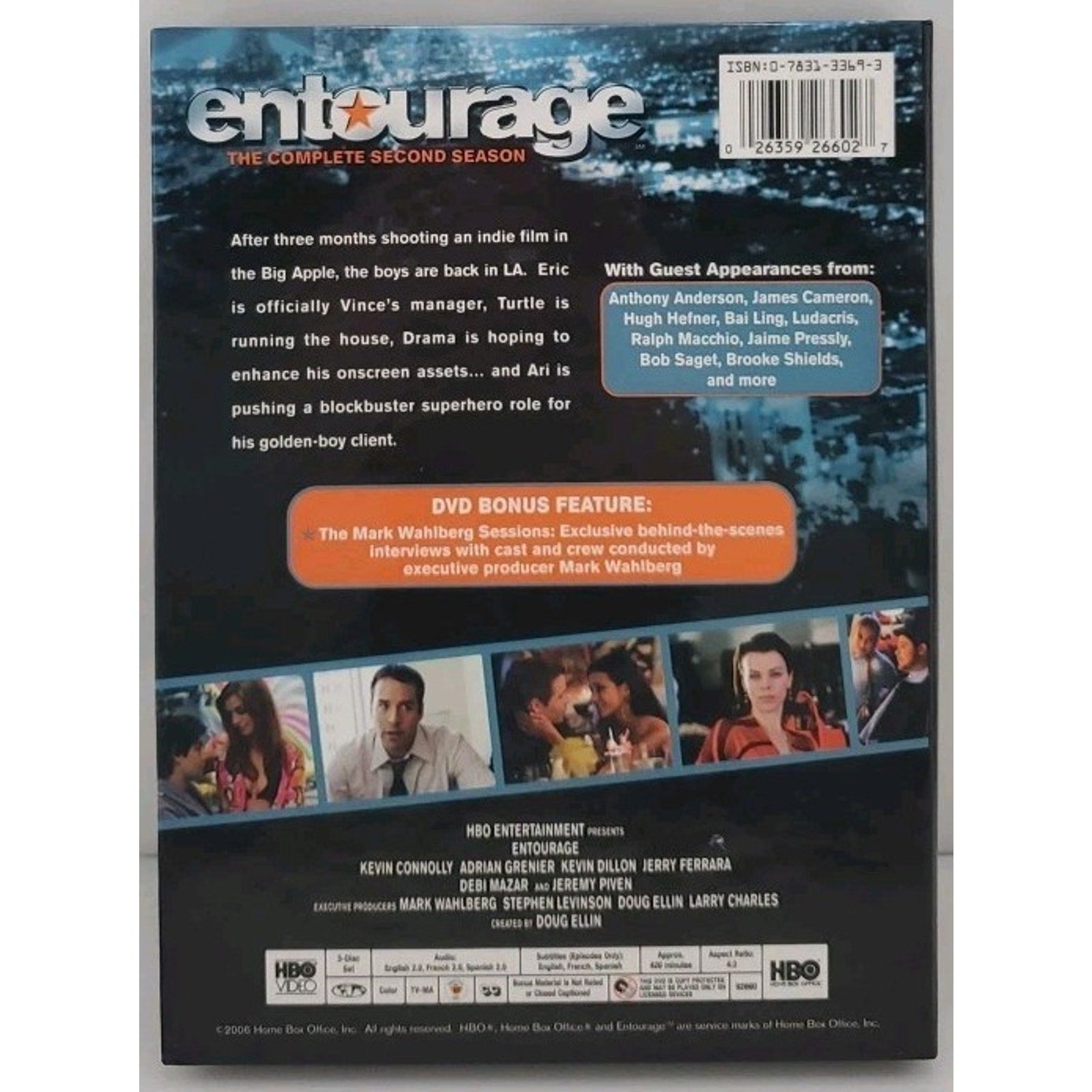 Entourage: the Complete Second Season (DVD, 2005)