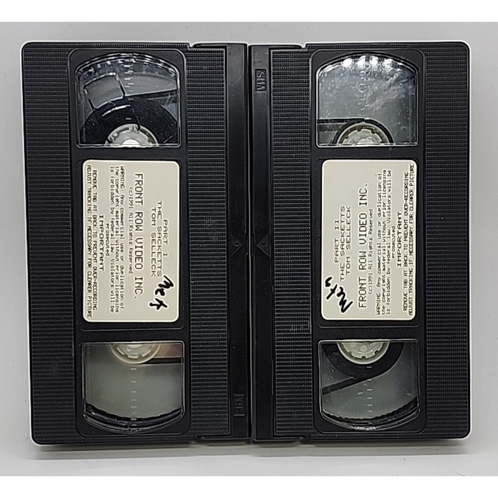 The Sackets Staring Sam Elliott (VHS, 2-Tape Set)